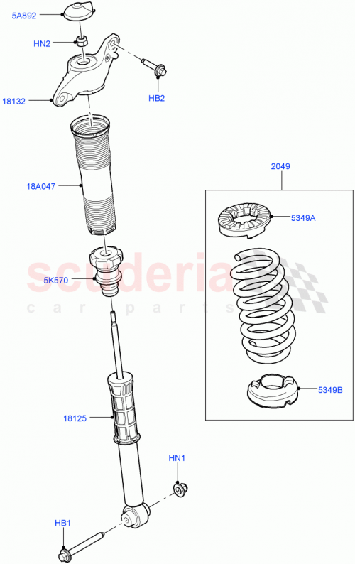 Part Diagram for Land Rover LR114449