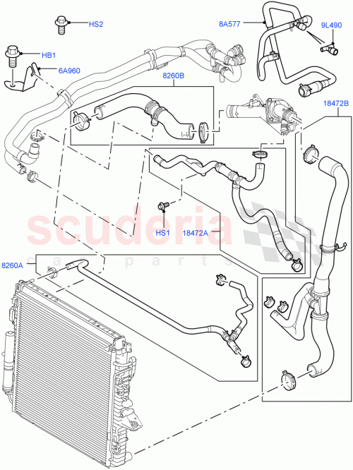 Part Diagram for Land Rover PCH500955