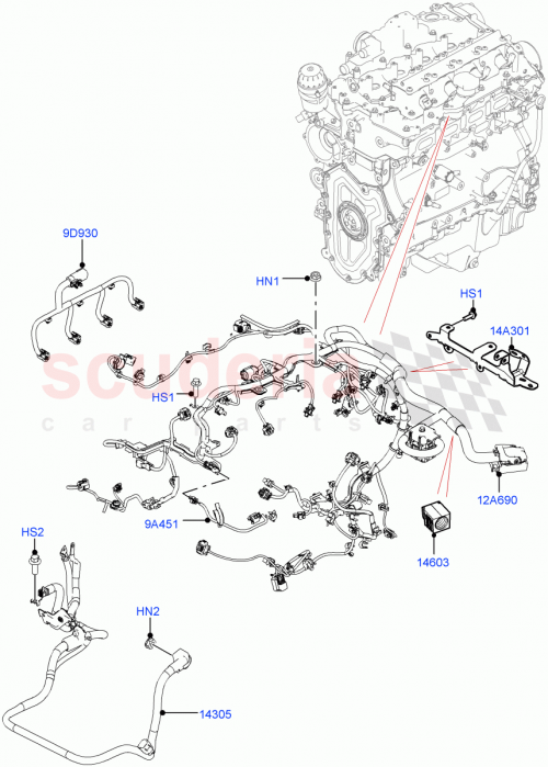 Part Diagram for Land Rover LR112882