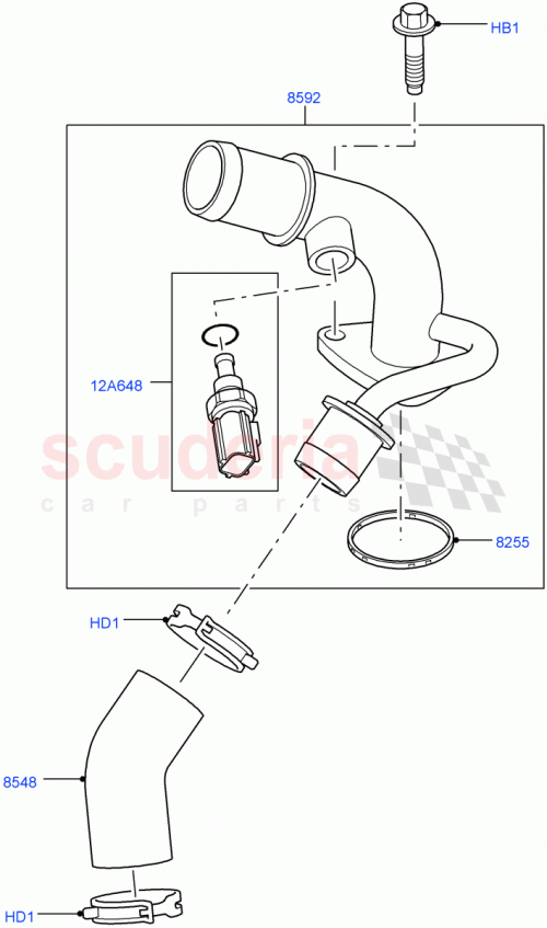 Part Diagram for Land Rover LR019736