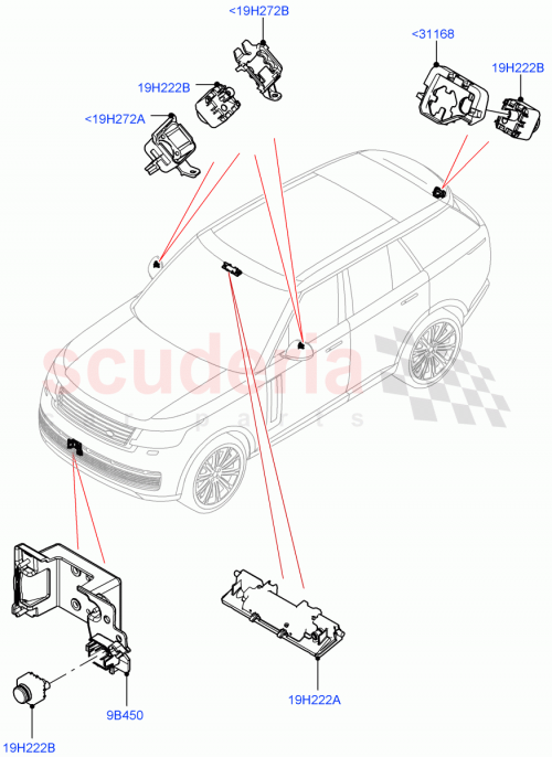 Part Diagram for Land Rover LR152352