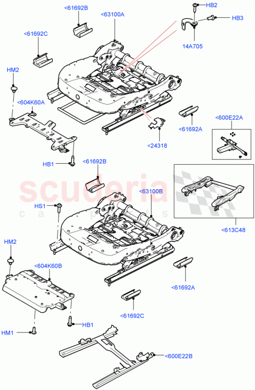 Part Diagram for Land Rover LR156727