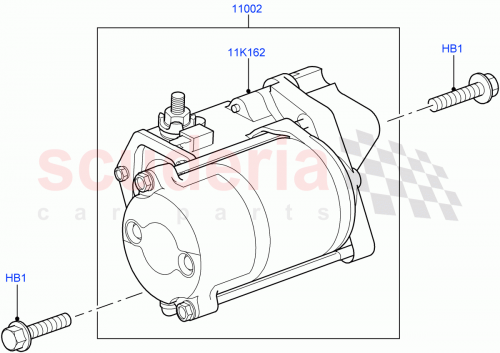 Part Diagram for Land Rover LR005977