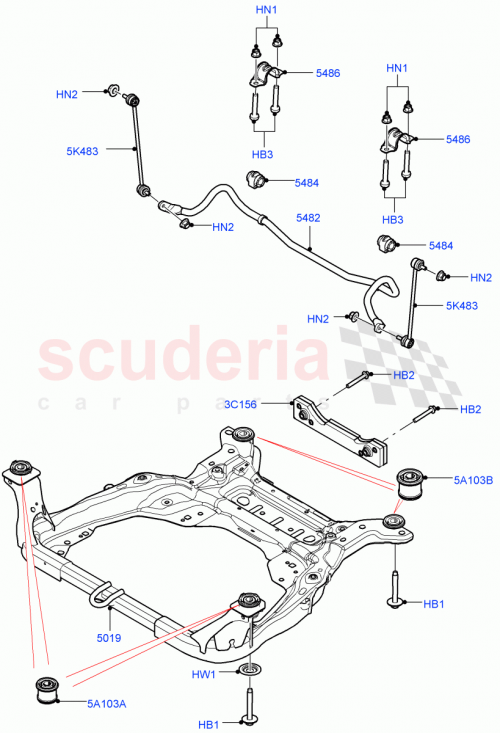 Part Diagram for Land Rover LR061480