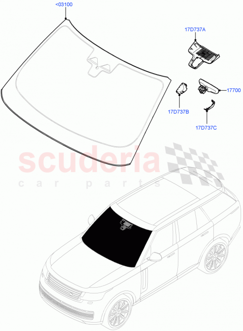 Part Diagram for Land Rover LR183609