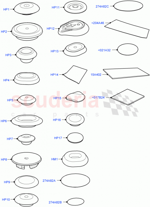 Part Diagram for Land Rover LR096543