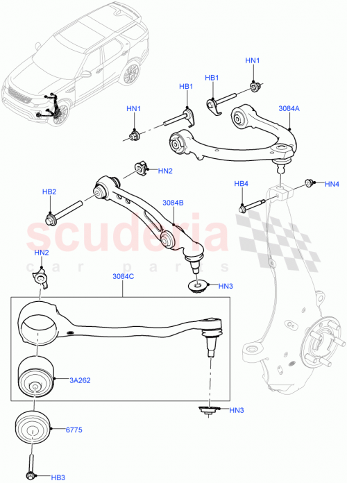 Part Diagram for Land Rover LR124856