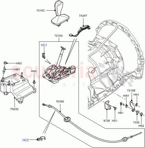 Part Diagram for Land Rover LR014289