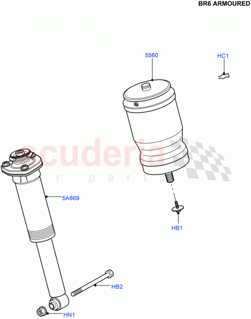 Part Diagram for Land Rover RYC000010
