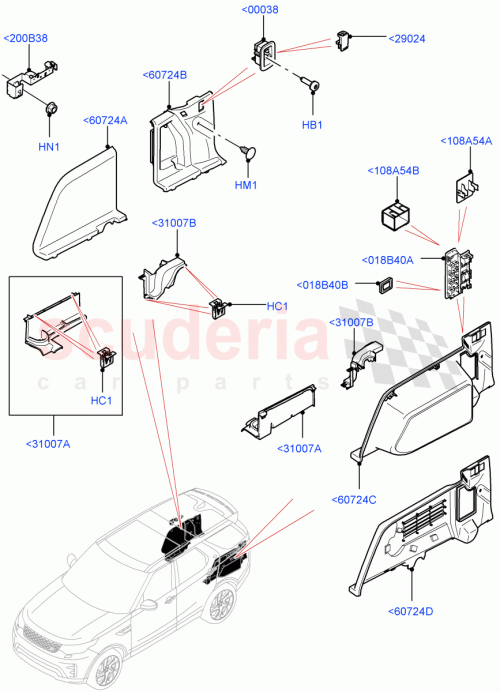 Part Diagram for Land Rover LR081298