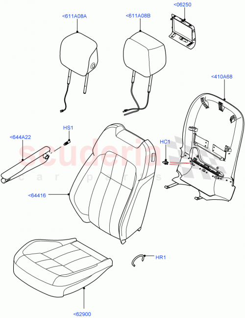 Part Diagram for Land Rover LR161238