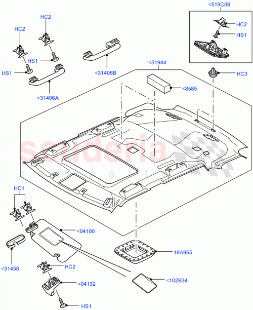 Part Diagram for Land Rover LR014583