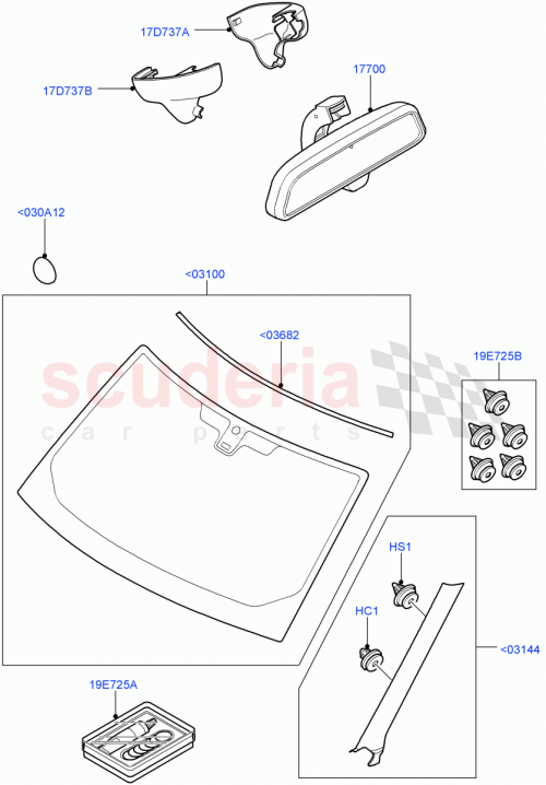 Part Diagram for Land Rover LR053837