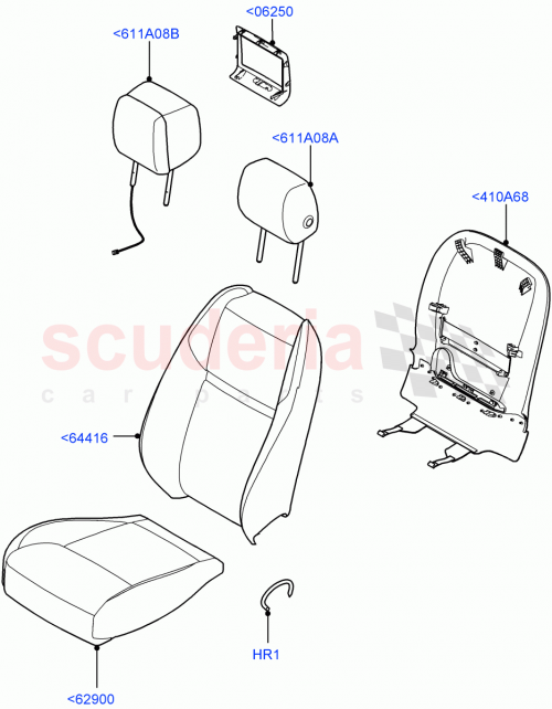 Part Diagram for Land Rover LR106579