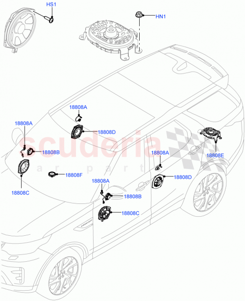 Part Diagram for Land Rover LR081486