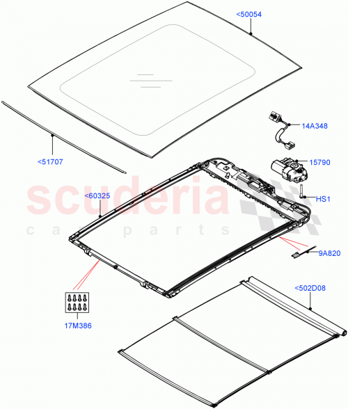Part Diagram for Land Rover LR116350