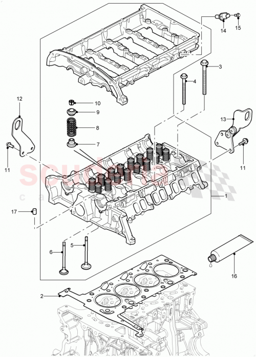 Part Diagram for Land Rover LR058096