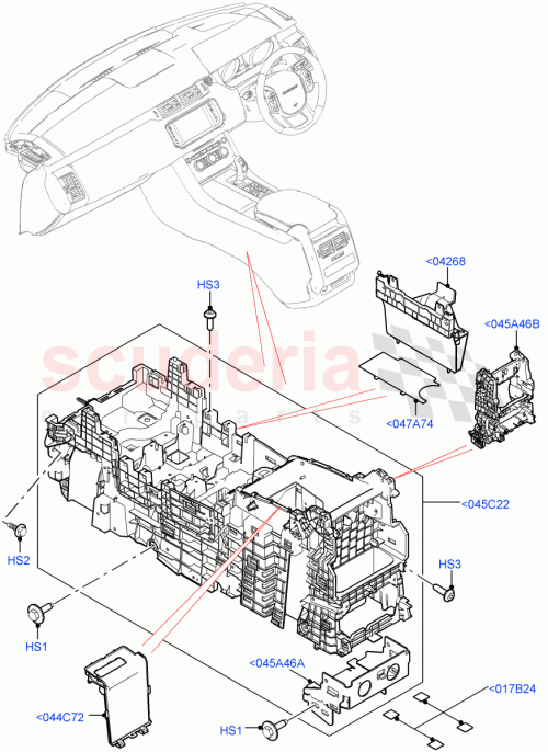 Part Diagram for Land Rover LR044747