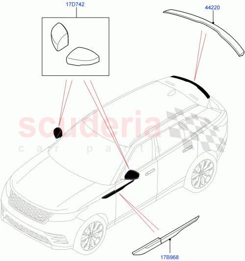 Part Diagram for Land Rover VPLYB0359