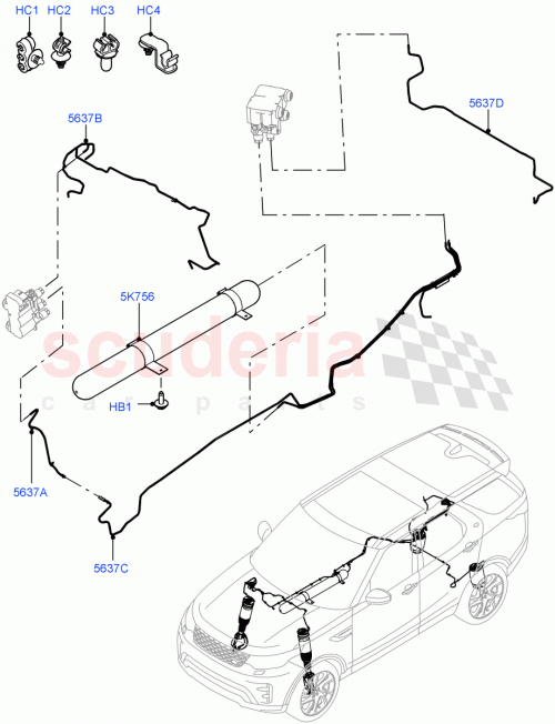 Part Diagram for Land Rover LR083998