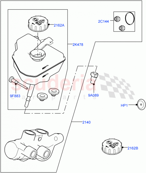 Part Diagram for Land Rover LR090712