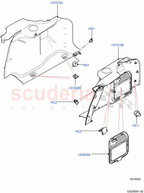 Part Diagram for Land Rover LR077114