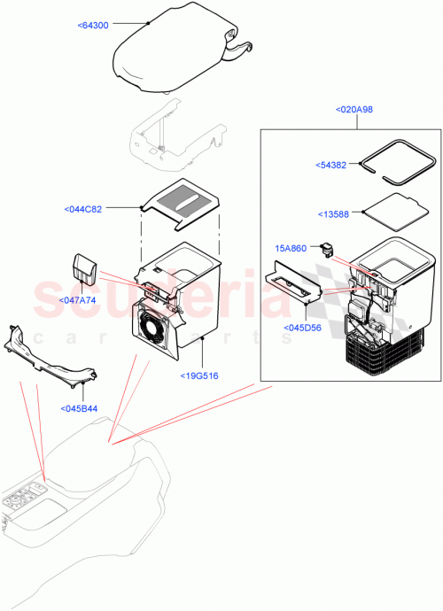 Part Diagram for Land Rover LR111540