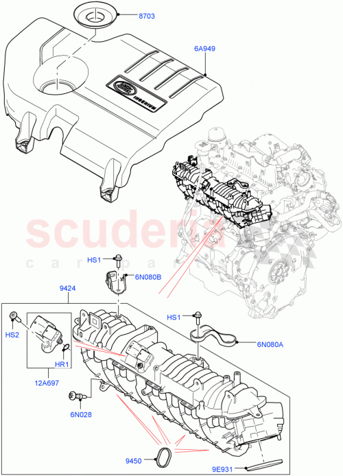 Part Diagram for Land Rover LR090375
