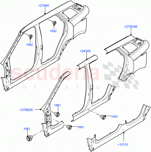 Part Diagram for Land Rover LR155783