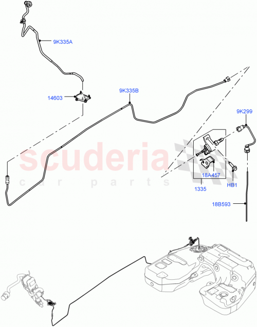 Part Diagram for Land Rover LR131499