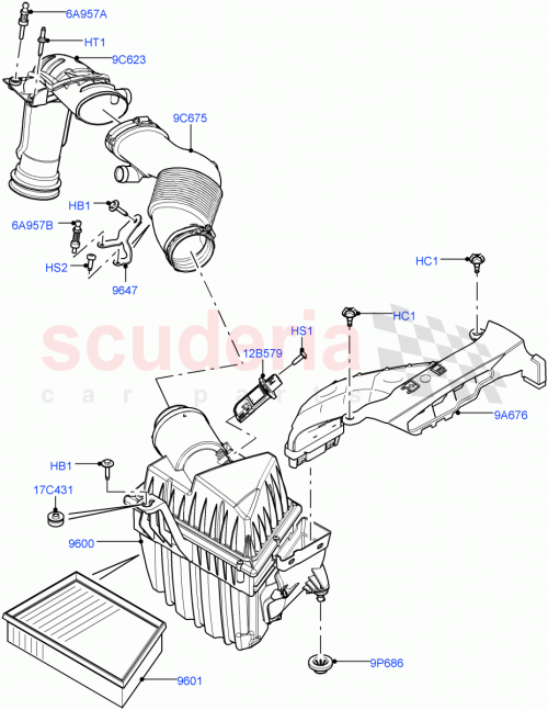 Part Diagram for Land Rover LR060350