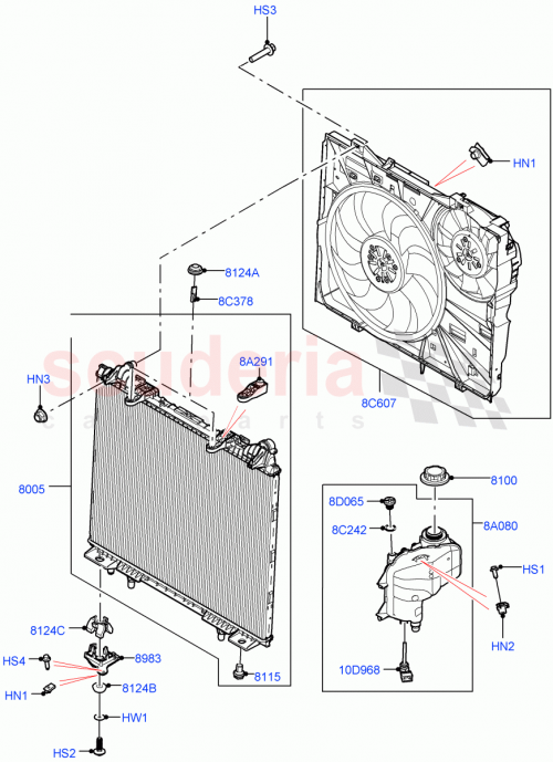 Part Diagram for Land Rover LR154592