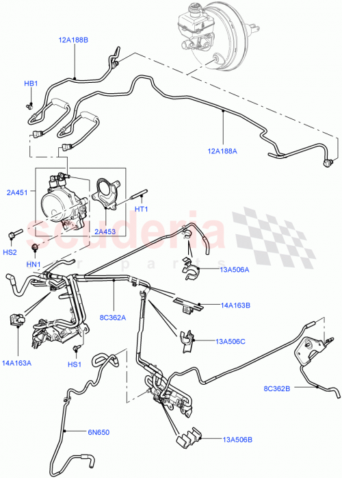 Part Diagram for Land Rover LR022879