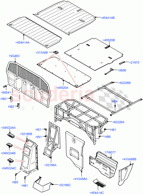 Part Diagram for Land Rover LR142379