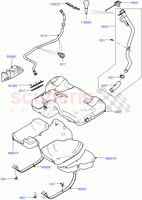 Part Diagram for Land Rover LR023697