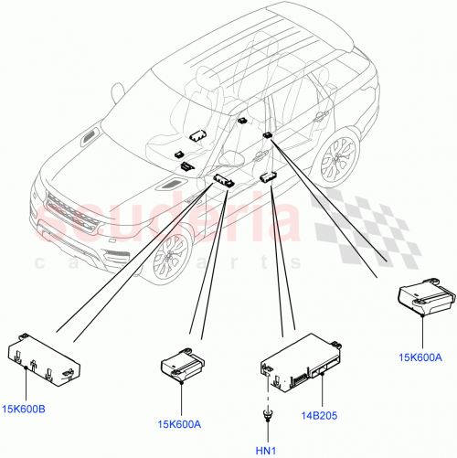 Part Diagram for Land Rover LR070361