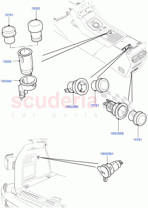 Part Diagram for Land Rover LR007412