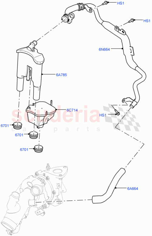 Part Diagram for Land Rover LR091591