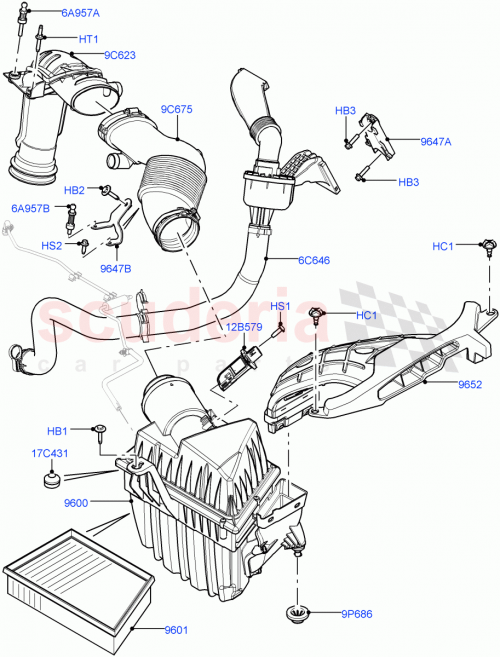 Part Diagram for Land Rover LR056238