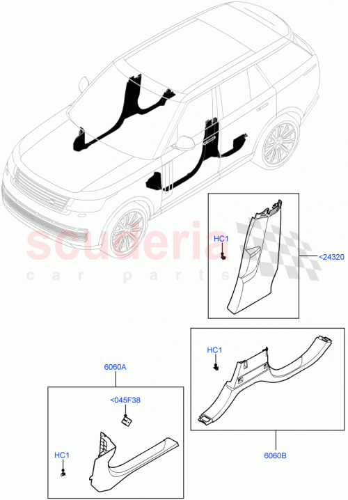 Part Diagram for Land Rover LR165389