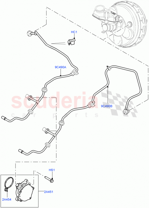 Part Diagram for Land Rover LR083884