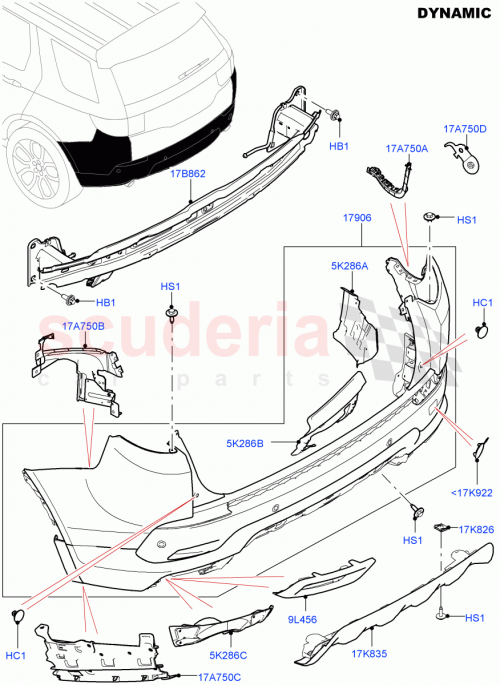 Part Diagram for Land Rover LR097275