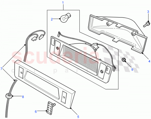 Part Diagram for Land Rover AWR4647