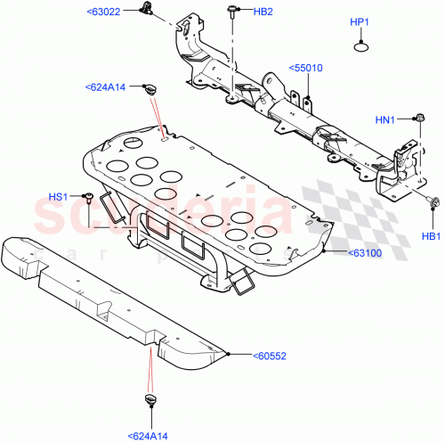 Part Diagram for Land Rover LR133038