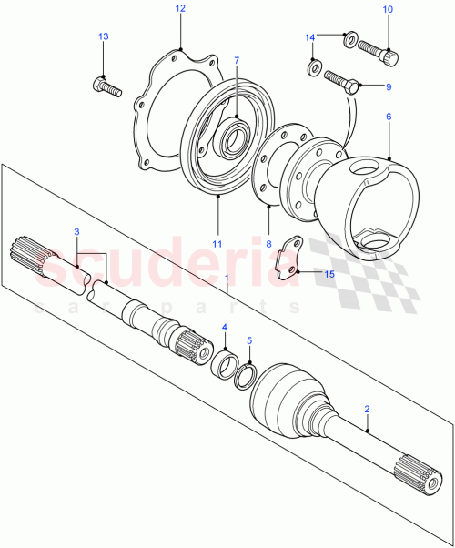 Part Diagram for Land Rover FRC7065