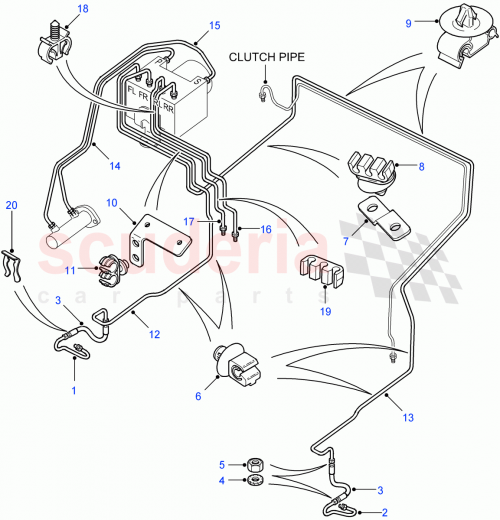 Part Diagram for Land Rover NTC9531