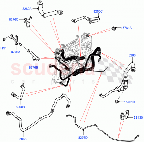 Part Diagram for Land Rover LR146758