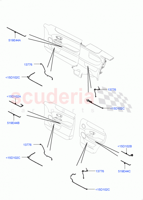 Part Diagram for Land Rover LR072389