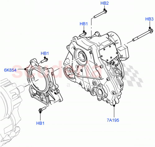 Part Diagram for Land Rover LR141808