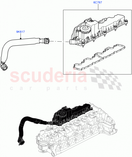 Part Diagram for Land Rover LR141164
